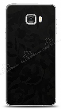 Dafoni Samsung Galaxy C7 Siyah Kamuflaj Telefon Kaplama