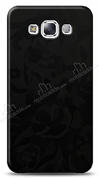 Dafoni Samsung Galaxy E7 Siyah Kamuflaj Telefon Kaplama