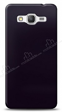 Dafoni Samsung Galaxy Grand Prime / Plus Metalik Parlak Grnml Mor Telefon Kaplama