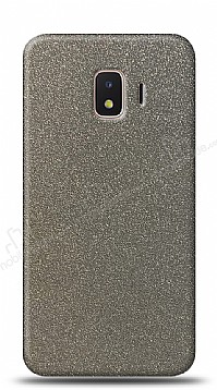 Dafoni Samsung Galaxy J2 Core J260F Silver Parlak Simli Telefon Kaplama