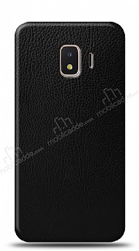 Dafoni Samsung Galaxy J2 Core J260F Siyah Deri Grnml Telefon Kaplama