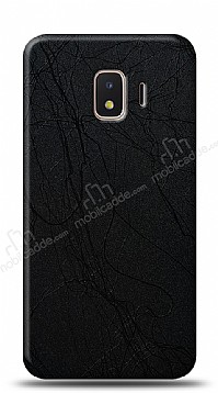 Dafoni Samsung Galaxy J2 Core J260F Siyah Electro Deri Grnml Telefon Kaplama