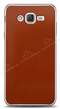 Dafoni Samsung Galaxy J2 Metalik Parlak Grnml Krmz Telefon Kaplama