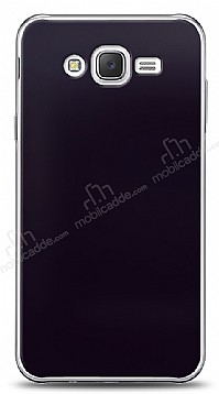 Dafoni Samsung Galaxy J2 Metalik Parlak Grnml Mor Telefon Kaplama