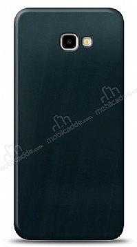 Dafoni Samsung Galaxy J4 Plus Metalik Parlak Grnml Mavi Telefon Kaplama