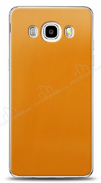 Dafoni Samsung Galaxy J5 2016 Metalik Parlak Grnml Sar Telefon Kaplama