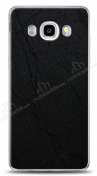 Dafoni Samsung Galaxy J5 2016 Siyah Electro Deri Grnml Telefon Kaplama