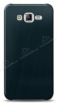 Dafoni Samsung Galaxy J5 Metalik Parlak Grnml Mavi Telefon Kaplama