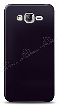 Dafoni Samsung Galaxy J5 Metalik Parlak Grnml Mor Telefon Kaplama