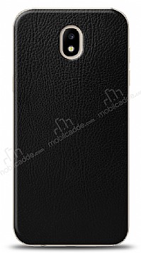 Dafoni Samsung Galaxy J5 Pro 2017 Siyah Deri Grnml Telefon Kaplama