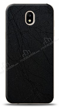 Dafoni Samsung Galaxy J5 Pro 2017 Siyah Electro Deri Grnml Telefon Kaplama