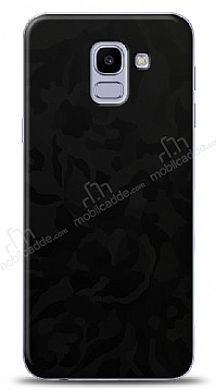 Dafoni Samsung Galaxy J6 Siyah Kamuflaj Telefon Kaplama