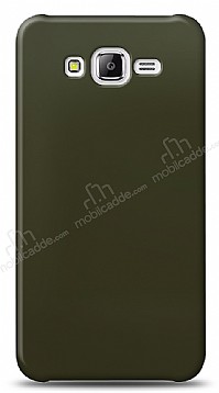 Dafoni Samsung Galaxy J7 / Galaxy J7 Core Metalik Parlak Grnml Koyu Yeil Telefon Kaplama