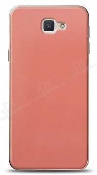 Dafoni Samsung Galaxy J7 Prime / J7 Prime 2 Metalik Parlak Grnml Pembe Telefon Kaplama