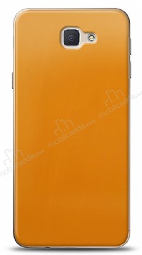 Dafoni Samsung Galaxy J7 Prime / J7 Prime 2 Metalik Parlak Grnml Sar Telefon Kaplama