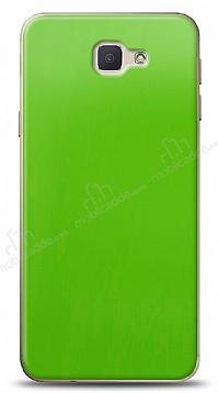 Dafoni Samsung Galaxy J7 Prime / J7 Prime 2 Metalik Parlak Grnml Yeil Telefon Kaplama