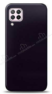 Dafoni Samsung Galaxy M12 Metalik Parlak Grnml Mor Telefon Kaplama