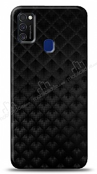 Dafoni Samsung Galaxy M21 Black Comb Telefon Kaplama