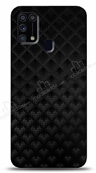 Dafoni Samsung Galaxy M31s Black Comb Telefon Kaplama