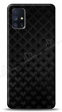 Dafoni Samsung Galaxy M51 Black Comb Telefon Kaplama