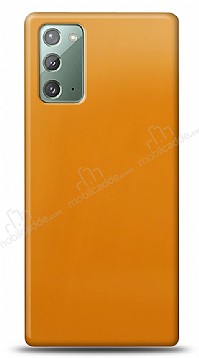 Dafoni Samsung Galaxy Note 20 Metalik Parlak Grnml Sar Telefon Kaplama