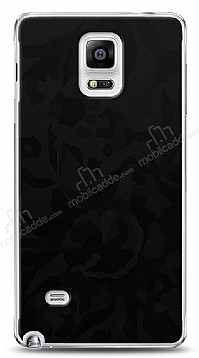 Dafoni Samsung Galaxy Note 4 Siyah Kamuflaj Telefon Kaplama