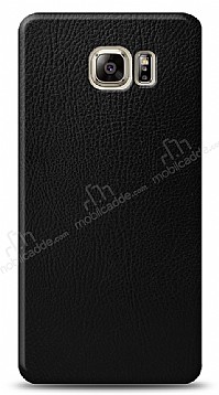 Dafoni Samsung Galaxy Note 5 Siyah Deri Grnml Telefon Kaplama