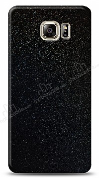 Dafoni Samsung Galaxy Note 5 Siyah Parlak Simli Telefon Kaplama