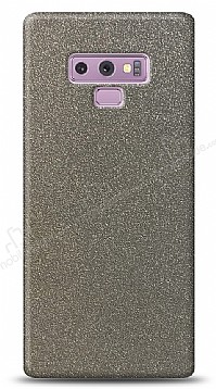 Dafoni Samsung Galaxy Note 9 Silver Parlak Simli Telefon Kaplama