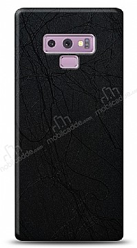 Dafoni Samsung Galaxy Note 9 Siyah Electro Deri Grnml Telefon Kaplama