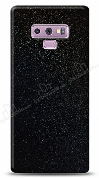 Dafoni Samsung Galaxy Note 9 Siyah Parlak Simli Telefon Kaplama
