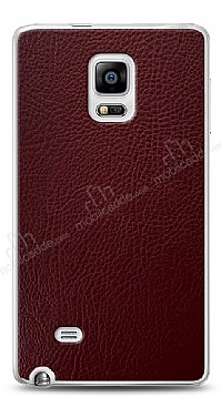 Dafoni Samsung Galaxy Note Edge Bordo Deri Grnml Telefon Kaplama