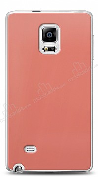 Dafoni Samsung Galaxy Note Edge Metalik Parlak Grnml Pembe Telefon Kaplama