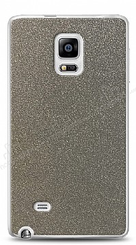 Dafoni Samsung Galaxy Note Edge Silver Parlak Simli Telefon Kaplama