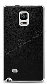 Dafoni Samsung Galaxy Note Edge Siyah Deri Grnml Telefon Kaplama