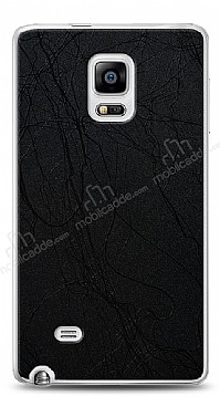 Dafoni Samsung Galaxy Note Edge Siyah Electro Deri Grnml Telefon Kaplama