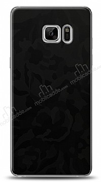 Dafoni Samsung Galaxy Note FE Siyah Kamuflaj Telefon Kaplama