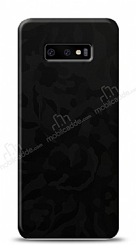 Dafoni Samsung Galaxy S10e Siyah Kamuflaj Telefon Kaplama