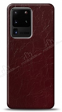Dafoni Samsung Galaxy S20 Ultra Bordo Electro Deri Grnml Telefon Kaplama