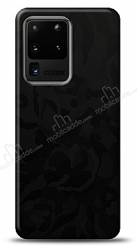 Dafoni Samsung Galaxy S20 Ultra Siyah Kamuflaj Telefon Kaplama