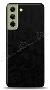 Dafoni Samsung Galaxy S21 FE 5G Siyah Kamuflaj Telefon Kaplama