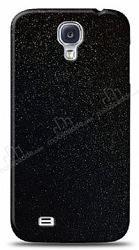 Dafoni Samsung Galaxy S4 Siyah Parlak Simli Telefon Kaplama