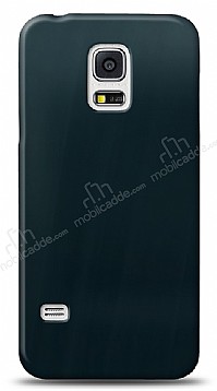 Dafoni Samsung Galaxy S5 Metalik Parlak Grnml Mavi Telefon Kaplama