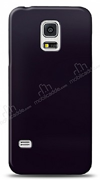 Dafoni Samsung Galaxy S5 Metalik Parlak Grnml Mor Telefon Kaplama