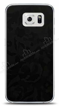 Dafoni Samsung Galaxy S6 Siyah Kamuflaj Telefon Kaplama
