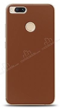 Dafoni Xiaomi Mi 5X / Mi A1 Mat Kahverengi Telefon Kaplama