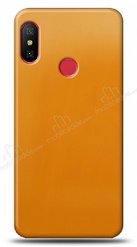 Dafoni Xiaomi Mi A2 Lite Metalik Parlak Grnml Sar Telefon Kaplama