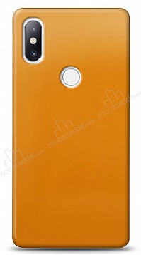 Dafoni Xiaomi Mi Mix 2s Metalik Parlak Grnml Sar Telefon Kaplama