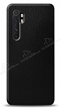 Dafoni Xiaomi Mi Note 10 Lite Siyah Deri Grnml Telefon Kaplama