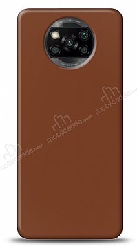 Dafoni Xiaomi Poco X3 Mat Kahverengi Telefon Kaplama